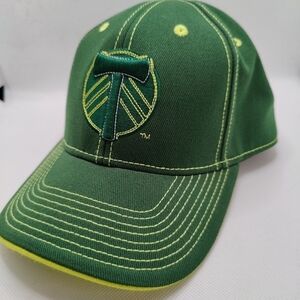 Portland Timbers MLS Hat Fitted Green and Yellow OS